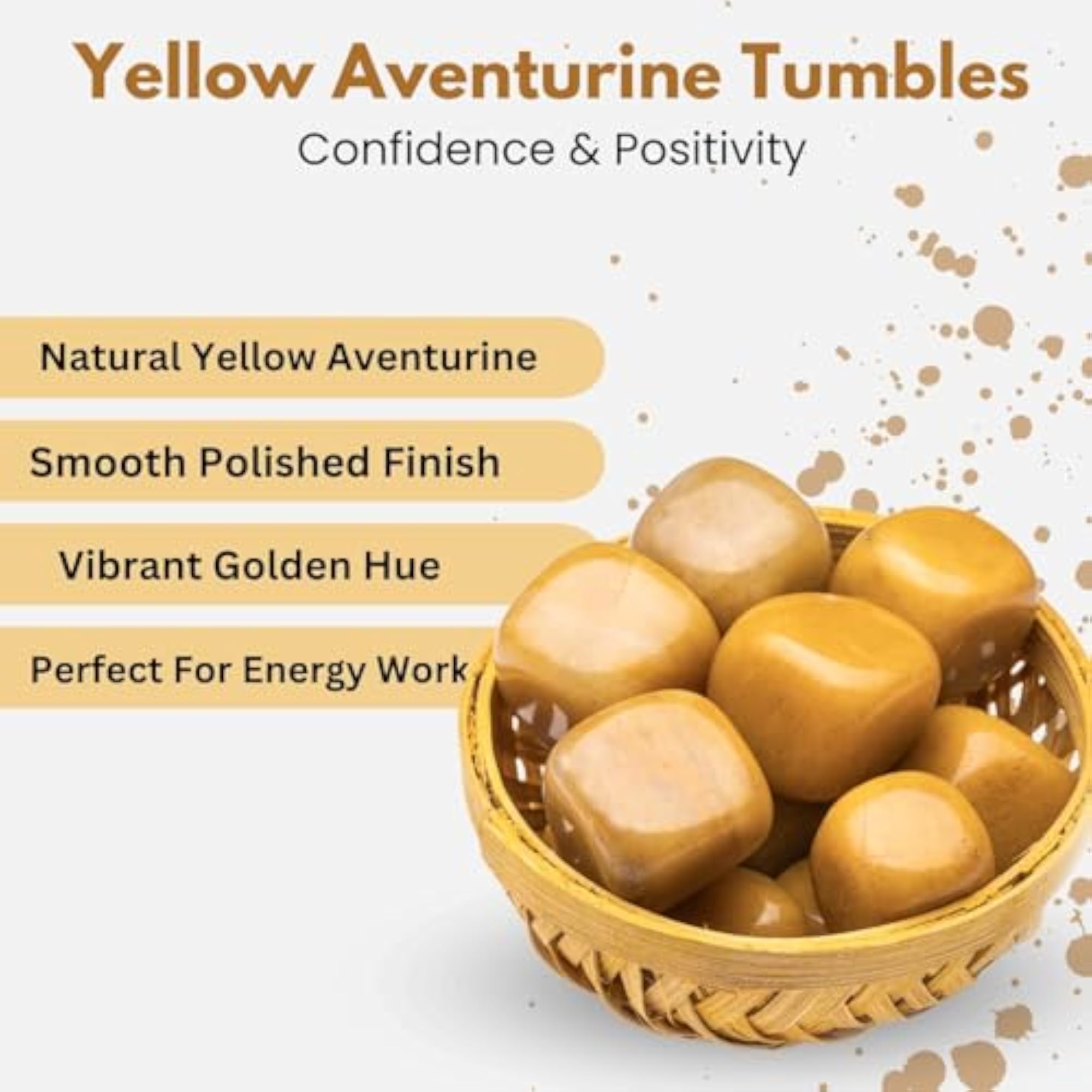 Natural Aventurine Agate Tumbled Stone for Vastu & Feng Shui